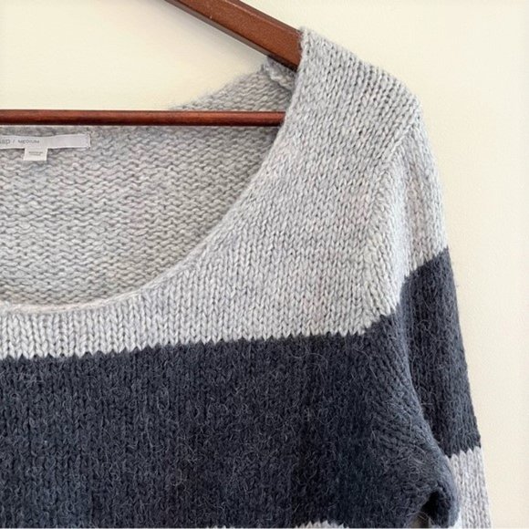 Gap Alpaca Blend Striped Sweater Size M - Picture 3 of 8